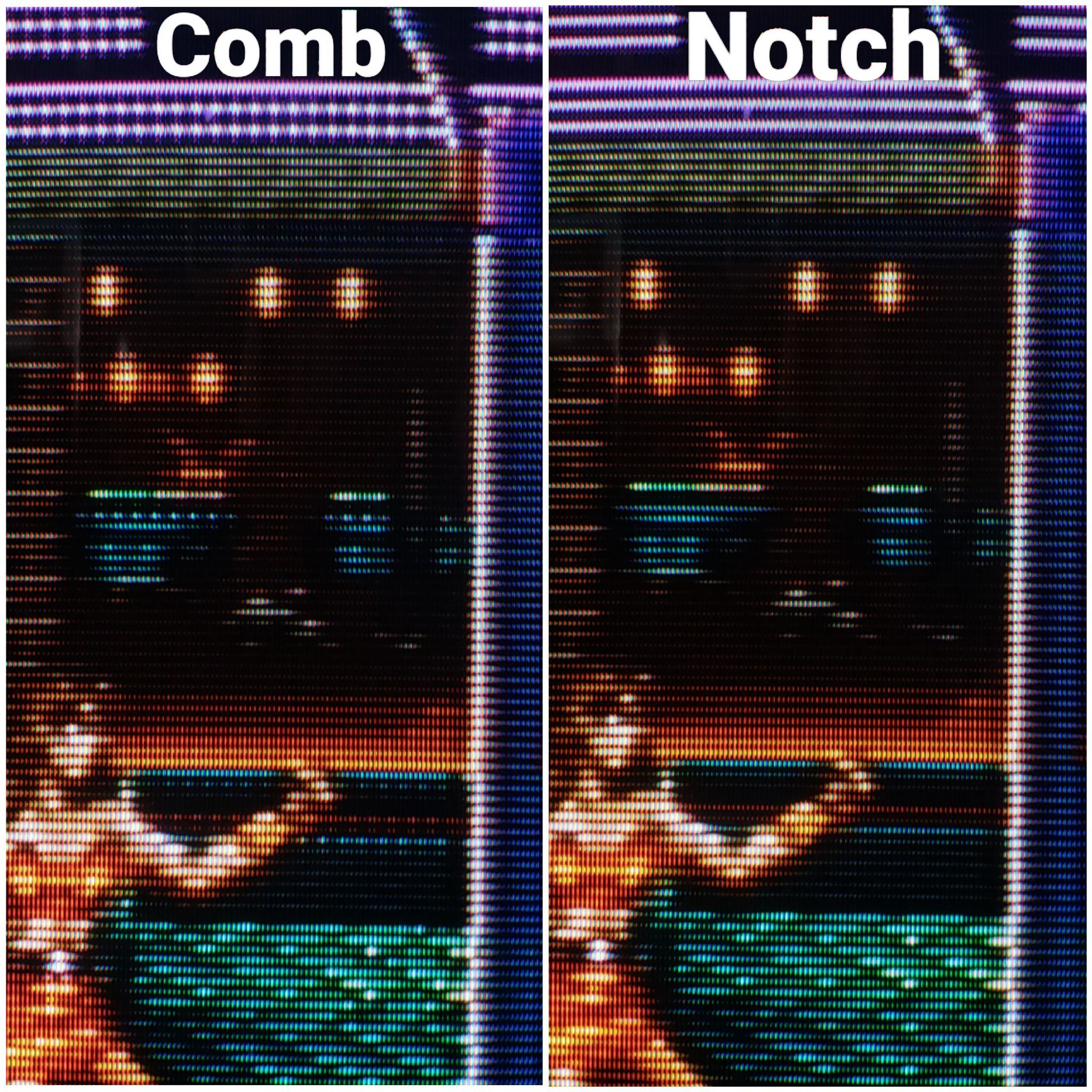 Notch and Comb comparison