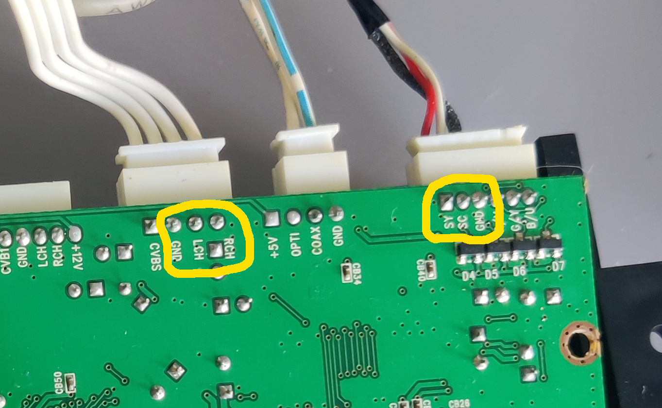 DVD injection points